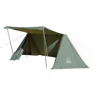 Smore(スモア) Kleine Base クライネベース ソロテント ポリコットン TCテント 軍幕 テント (本体ARMY GREEN)