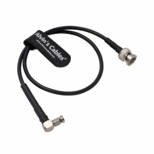 Alvins Cables マイクロBNCオス 高密度BNC→BNCオス 6G HD SDI 同軸ケーブル Blackmagic Video Assist用 75オーム (right angle micro bn