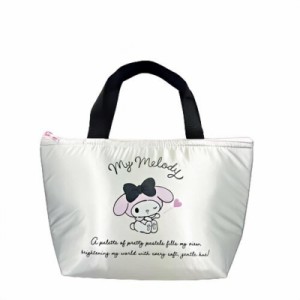 畑山商事 sanrio 保冷ランチトートバッグ シルバー マイメロディ 約H19×W32×D11cm