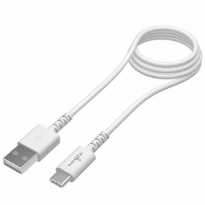 tamas USB-A to タイプC ケーブル 1m (ホワイト)