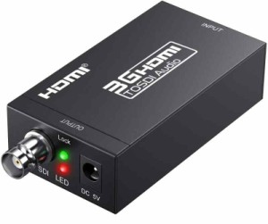 ELEVIEW HDMI to SDI コンバーター 1080p@60Hz HDMI to 3G-SDI/HD-SDI/SD-SDI 変換器 アダプタ 【EHD-030N】