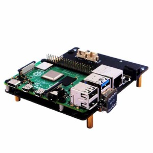 GeeekPi Raspberry Pi 4 SATA X825 V2.0 Raspberry Pi 4 model B X825 V2.0 2.5インチSATA HDD/SSD拡張ボードUASPサポートRaspberry Pi 4