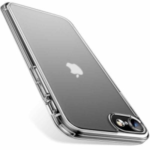 NIMASO ケース iPhone SE第3世代/iPhoneSE2/ iPhone 8/7 用 ケース 強化ガラス 半透明 TPU カバー 4.7インチ用 (iphone se3/se2/8/7 用) 