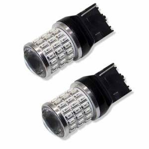 54SMD 12V車専用 T20 LEDウィンカーランプ テールランプ バックランプ ブレーキランプ レッド イエロー ホワイト… (T20シングル ノーマ