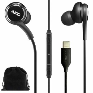 SAMSUNG AKG イヤホン オリジナル USB Type C インイヤー イヤホン ヘッドホン リモート&マイク付き Galaxy A53 5G S22 S21 FE S20 Ultra