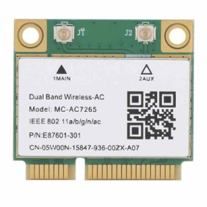 デュアルバンドワイヤレスMC?AC7265ネットワークアダプターPCI Expressハーフネットワークカード、2.4/5G、Bluetooth 4.2ギガビットWiFi