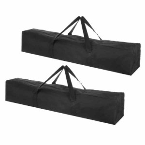 PATIKIL 95cm キャンプチェア交換バッグ 椅子収納袋 キャンプチェアポケット 2個 ナイロン 折り畳み式 大型 デュアルバッグ ジッパー付き