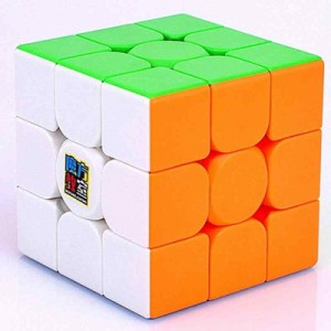 LiangCuber Moyu Meilong 3x3 M マグネティックスピードキューブステッカーレスMeilong M パズルキューブ3x3x3