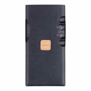 MITERケース Chord Mojo 2 + Poly 用 ハンドメイド人工皮革ケースブラック(イタリアPU Leather) Case Cover for Mojo2+Poly Black