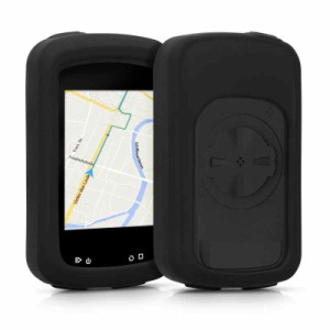 kwmobile 対応: Magene C406 ケース - シリコン GPS サイクルコンピュータ カバー - 自転車 ナビ 保護ケース (ブラック)
