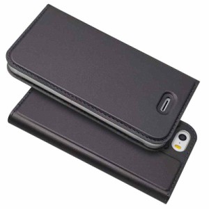 iPhone5に適用する 軽量 薄型 スマホケース (iPhone 5S / 5 / SE, ブラック)