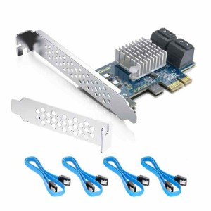 PCIe SATA Card (4ポートSATA (PCIe x1))