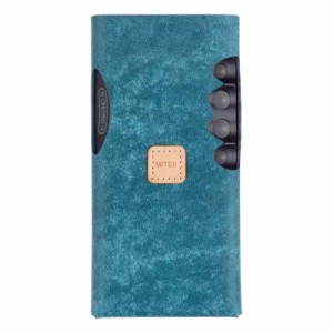 MITER ケース For Chord Mojo 2 + Poly 用 カバープロテクター手作りレザーケース for mojo2poly (Turkey Blue)