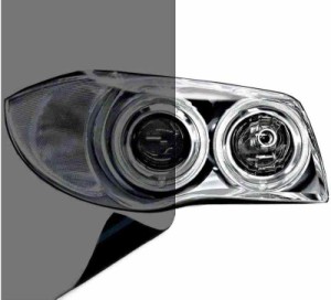 ヘッドライトフィルム アイラインフィルム 車 シールタイプ 30x120cm ヘッドライト テールに保護フィルム 紫外線対策 シールタイプ 取り