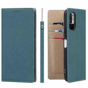 Litchi pattern case for Redmi Note10 JE (Redmi Note 10 JE, 03スカイブルー)