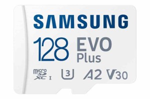 SAMSUNG EVO Plus Micro SDメモリーカード + アダプター microSDXC (128GB)