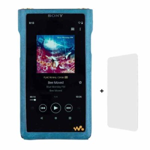 MITER ケース Sony ソニー NW-WM1AM2 / NW-WM1ZM2 Walkman 用の手作りイタリアプエブロレザーケースカバー Case Cover + スクリーンプロ