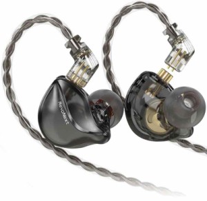 RevoNext 【国内正規品】RH212BK-C 2Dマグネットドライバー HiFiインイヤーフォン 0.75mm2Pin-Type-Cコネクタモデル ブラックスケルトン 