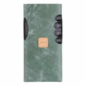 MITER ケース For Chord Mojo 2 + Poly 用 カバープロテクター手作りレザーケース for mojo2poly (Dark Green)