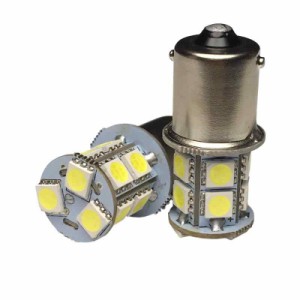 LED 24V サイドマーカー イエロー S25 3チップ5050SMD 180° BA15S 黄色 トラック バスマーカー