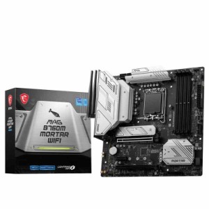 MSI MAG B760M MORTAR WIFI DDR5 LGA1700/B760チップセット搭載 Micro-ATX マザーボード MB5993