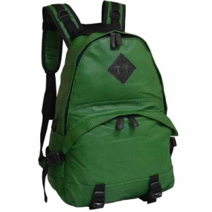 [acrotri] （アクロトライ） バックパック リュック DAYPACK フェイクレザー パンチング メンズ (グリーン(Green))