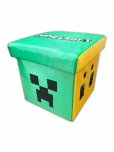 MINECRAFT マインクラフト 座れる 収納スツール 収納ボックス クリーパー エンダーマン スティーヴ ハチ