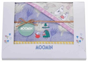 丸眞 タオルギフト 挨拶 引っ越しMOOMIN ムーミン ブルームパーティー MM-9820 ハンドタオル1枚/フェイスタオル1枚 母の日 誕生日 プレゼ