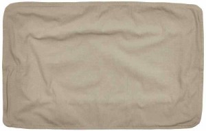 無印良品 洗いざらしの綿帆布ハイバックリクライニングソファ・オットマン用カバー/ベージュ 82583953