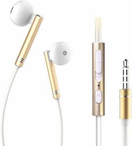 Bsbeste イヤホン3.5mm 有線 マイク付き リモコン付き ヘッドホン コンパクト ノイズ遮断 重低音 クリア通話 音漏れ防止 カナル型 Androi