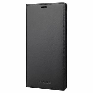 GRAMAS グラマス iPhone13 Pro Max ケース レザー 本革 手帳 Italian Genuine Leather Book Case 耐衝撃 高級 ビジネス ギフト (ブラック