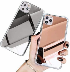 iPhone ケース 鏡 ミラー 携帯 TPU 耐衝撃カバー ケース For Iphone XR 7 8 11 XS MAX XSmax X 11Pro Max 7Plus 8Plus 11Pro エアバッグ