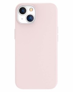 【JAC】 スマホケース シリコンケース おしゃれ 全面保護 耐衝撃 ワイヤレス充電対応 (iPhone14, ライトピンク)