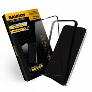 GAURUN iPhone シリーズ用 ガラスフィルム (1枚入り) 日本製旭硝子採用 硬度9H フルカバー 傷防止 指紋防止 耐衝撃 強化ガラス 液晶保護