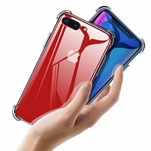 iphone 7 Plus ケース/iphone 8 Plus ケース？透明？対応？耐衝撃？TPU？落下衝撃吸収？防塵？？クリア？？米軍MIL規格？軽量？薄型？擦