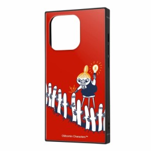 イングレム iPhone 14 Pro / 『ムーミン』/耐衝撃ハイブリッドケース KAKU/リトルミイとニョロニョロ IQ-AP37K3TB/MT013