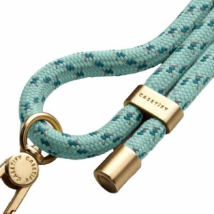 CASETiFY Phone Strap with Card (Turquoise Reflective)