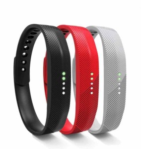 Twaxl Fitbit Flex 2と互換性のある交換用ストラップFlex 2スポーツクラシックフィットネスアクセサリーリストバンド用のシリコンシリコ