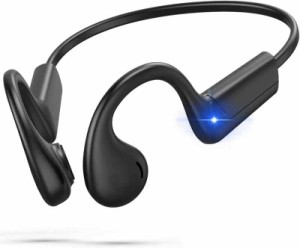 骨伝導ワイヤレスイヤホン Bluetooth イヤホン Type-C急速充電 周囲状況を認識する メガネ/眼鏡対応 会議用/テレワーク用/スポーツ用/ラ