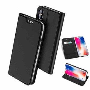 iCoverCase iphone X ケース iphoneX スマホケース 手帳型 アイフォンX ケース カバー カードポケット 内蔵マグネット スタンド機能 軽量