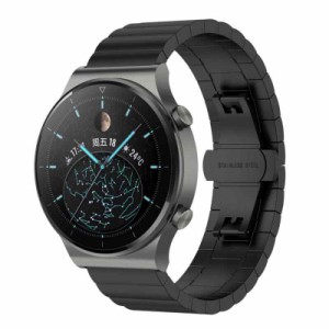 Comtax Compatible For Huawei watch GT3 46mm/ GT(42mm, 46mm) / GT2 46mm 替えベルト 金属ベルト 合金製 22MM 腕時計交換バンド ストラ