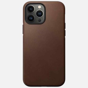 【NOMAD】 iPhone 13 シリーズレザーケース Horween社レザー使用 (Rustic Brown, iPhone 13 Pro Max)