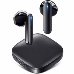 【2022新登場 Bluetooth5.2 / ENC技術】 Bluetooth イヤホン ワイヤレスイヤホン 小型/超軽量 快適な装着感 ブルートゥースイヤホン 30時