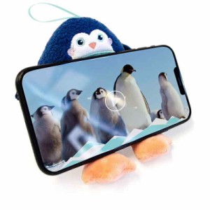 Planet Buddies Plush Phone Stand and Screen Cleaner (ペンギン)