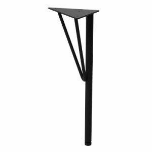 平安伸銅工業 LABRICO スチールテーブル脚 小 DIY TABLE LEG WTK-2 ブラック 高さ37.5cm(調整38.5cmまで)