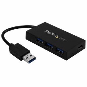  USB 3.0 ハブ/USB Type-A接続/USB 3.1 Gen 1/4ポート(3x USB-A, 1x USB-C)/バスパワー/各種OS対応/SuperSpeed 5Gbps ハブ HB30A3A1CFB