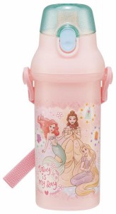 スケーター  プリンセス 水筒 子供用 プラスチック水筒 23 (プリンセス, 不透明)