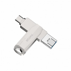 TNTOR usbメモリ 3in1スマホusb フラッシュドライブ IOS/Android/PC対応 フラッシュメモリー 高速データ伝送 容量不足解消 両面挿し スマ