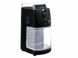 メリタ Melitta コーヒー グラインダー コーヒーミル 電動 フラットディスク式 杯数目盛り付き ホッパー 100g、 定格時間 90秒間 パーフ