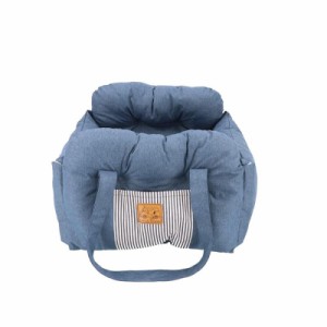 PEANUTS ピーナッツ SNOOPY スヌーピー3WAY DRIVE CARRY BED (ネイビー, 48L x 43W x 32H cm)